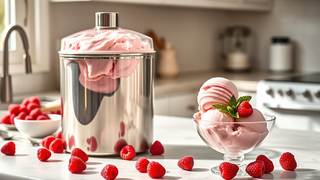 churn mixture until smooth