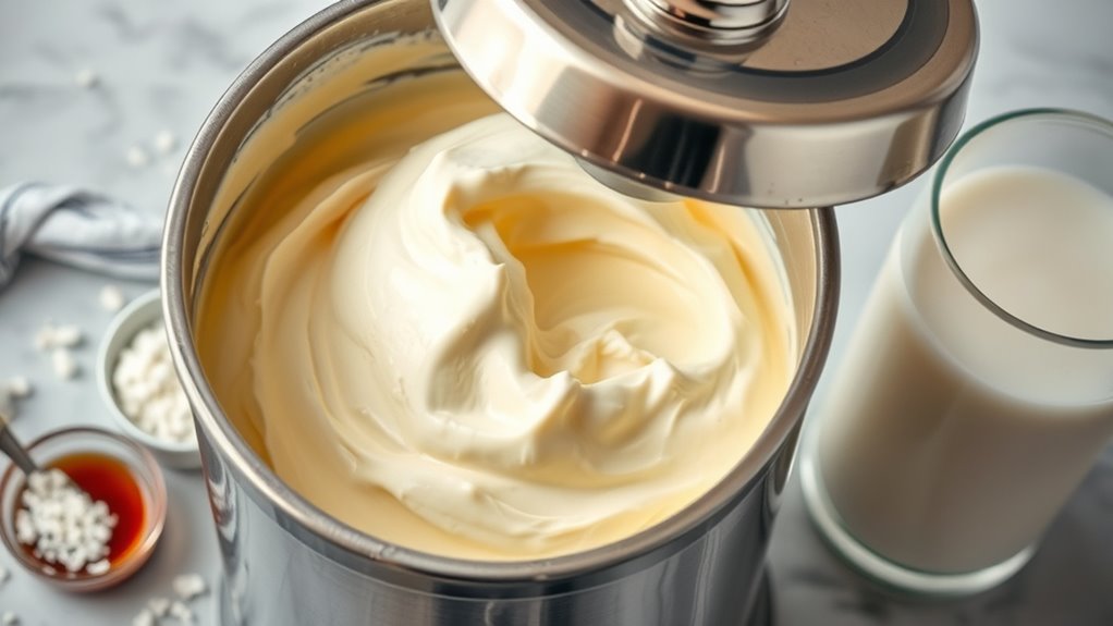 churn until creamy texture