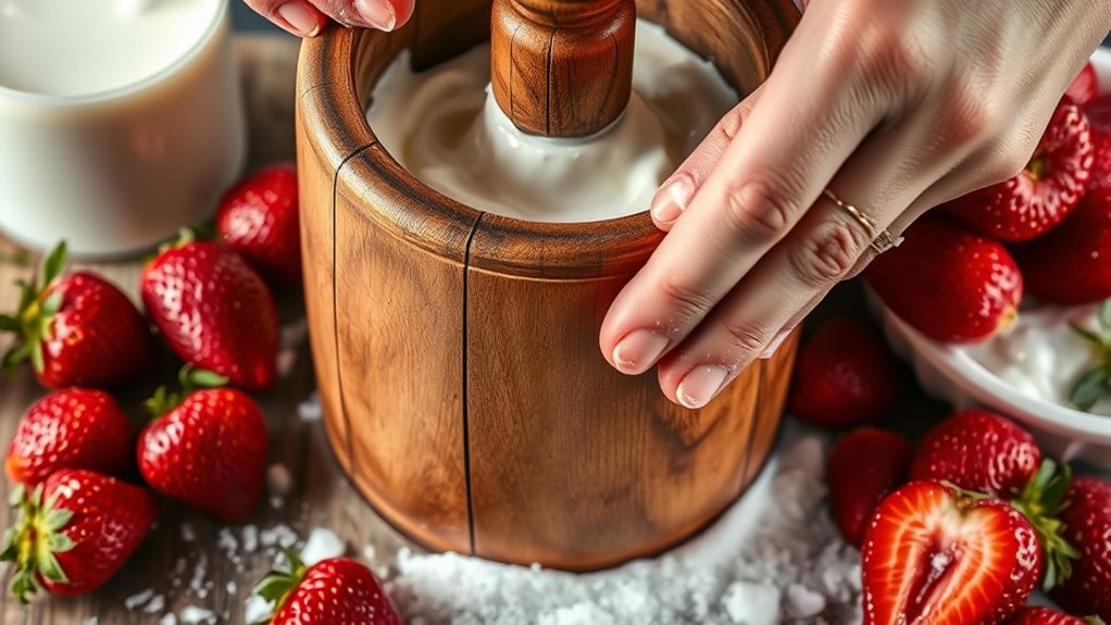 churning process detailed explanation