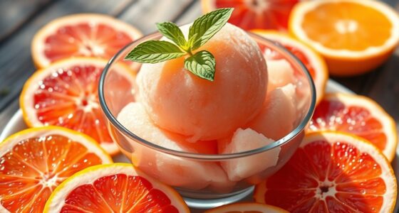 citrus sorbet flavor profile