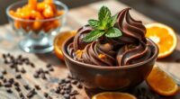 citrusy dark chocolate indulgence