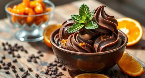 citrusy dark chocolate indulgence