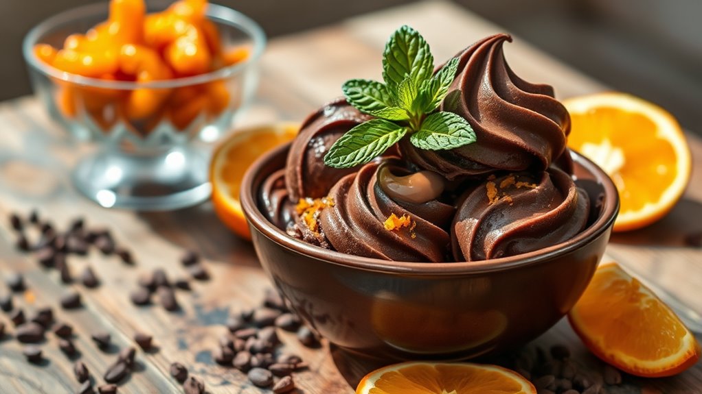 citrusy dark chocolate indulgence