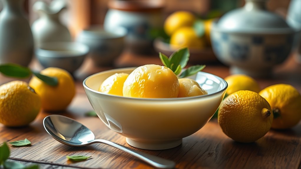 citrusy japanese frozen treat