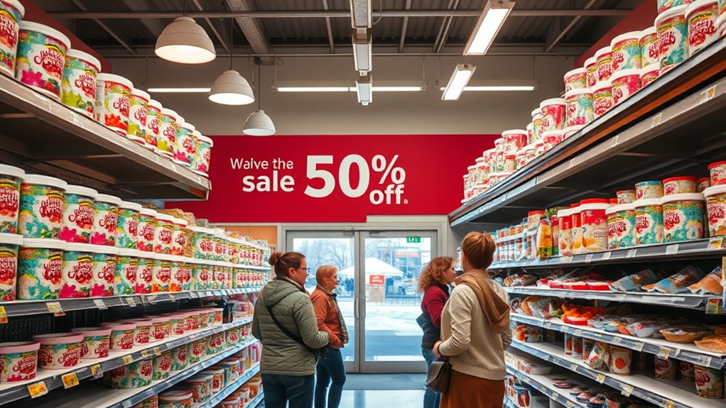 clearance sales after holidays