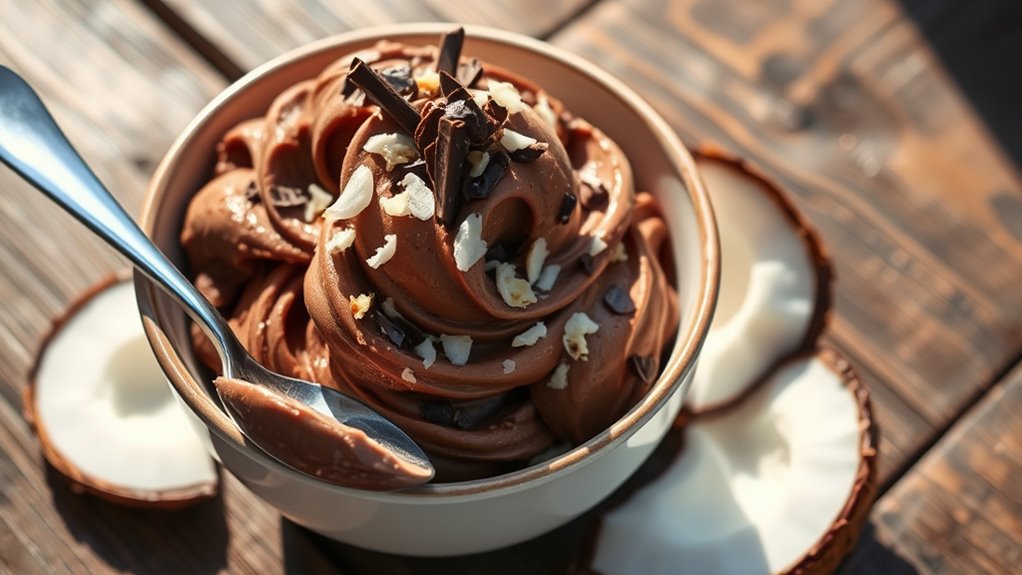 coconut infused chocolate dessert recipe