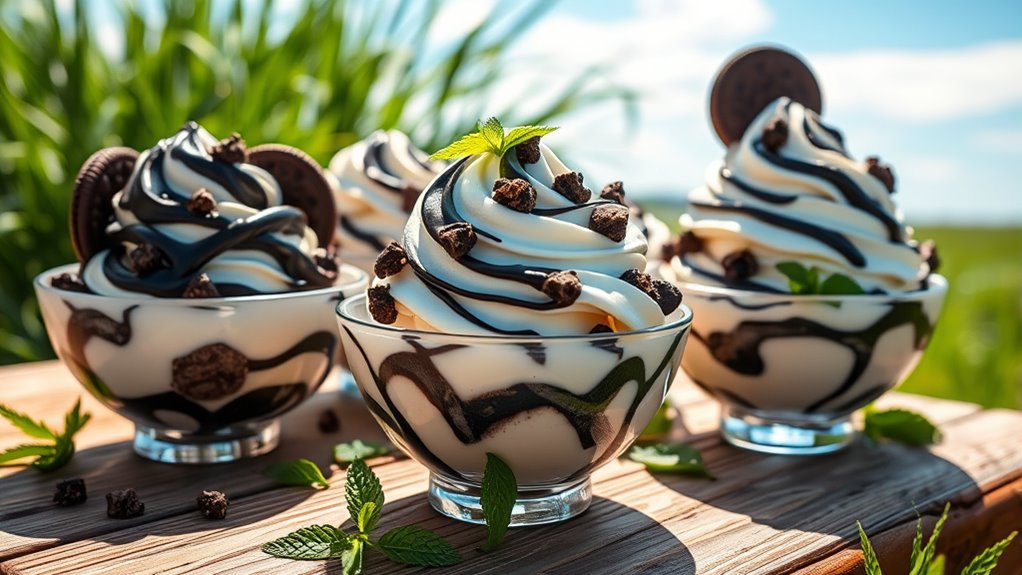 cookies and cream ice creams