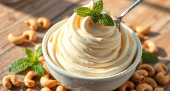 creamy cashew milk dessert