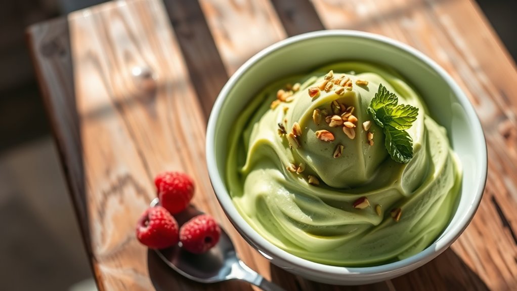 creamy frozen italian dessert
