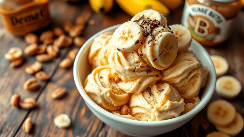 creamy peanut butter banana