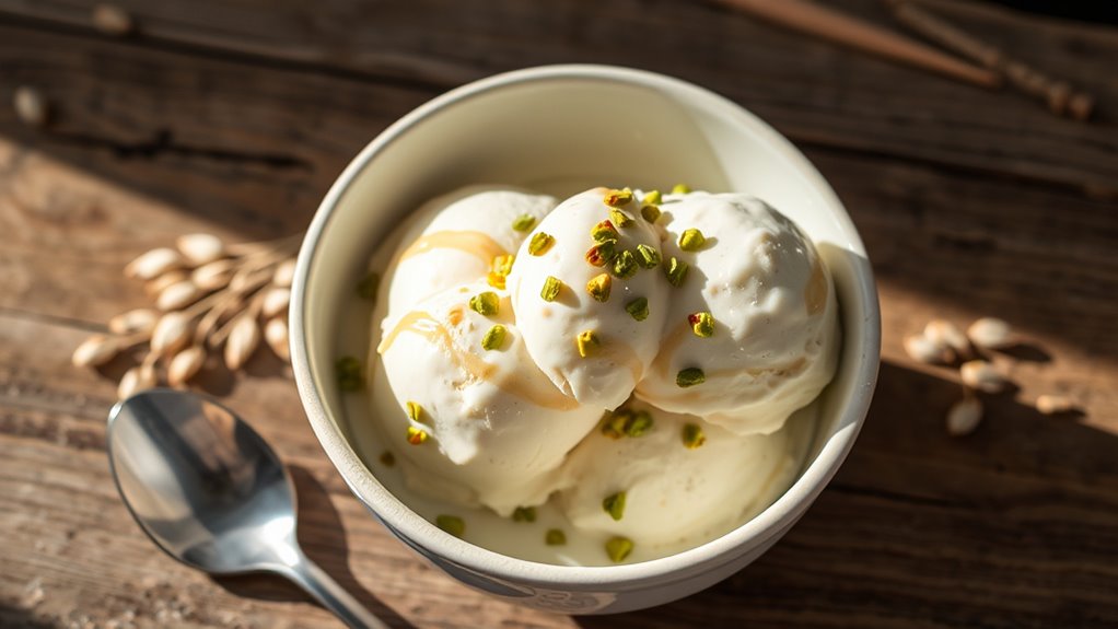 creamy vegan oat ice cream