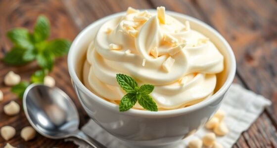 creamy white chocolate delight