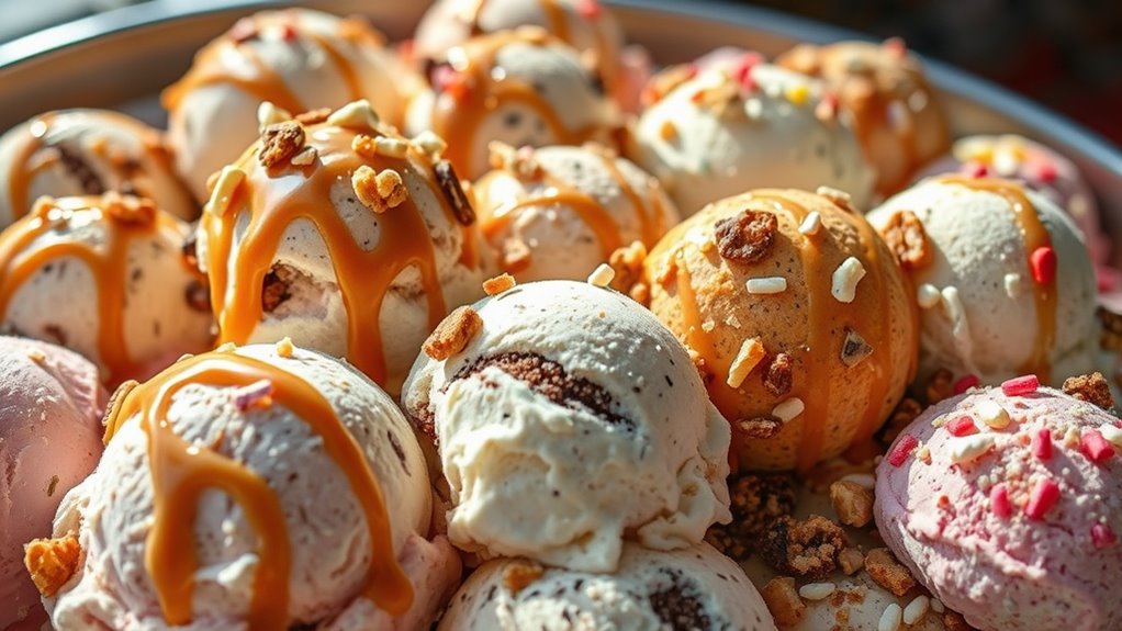 crunchy ice creams delight