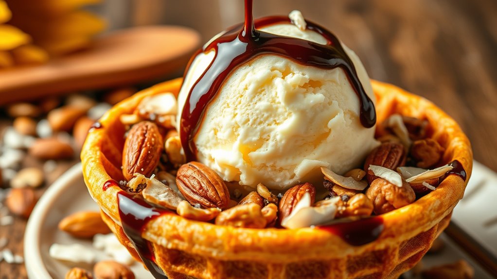 crunchy toppings for ice cream