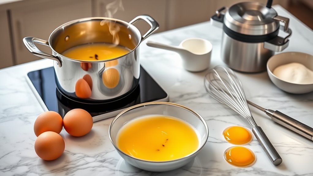 custard base preparation steps