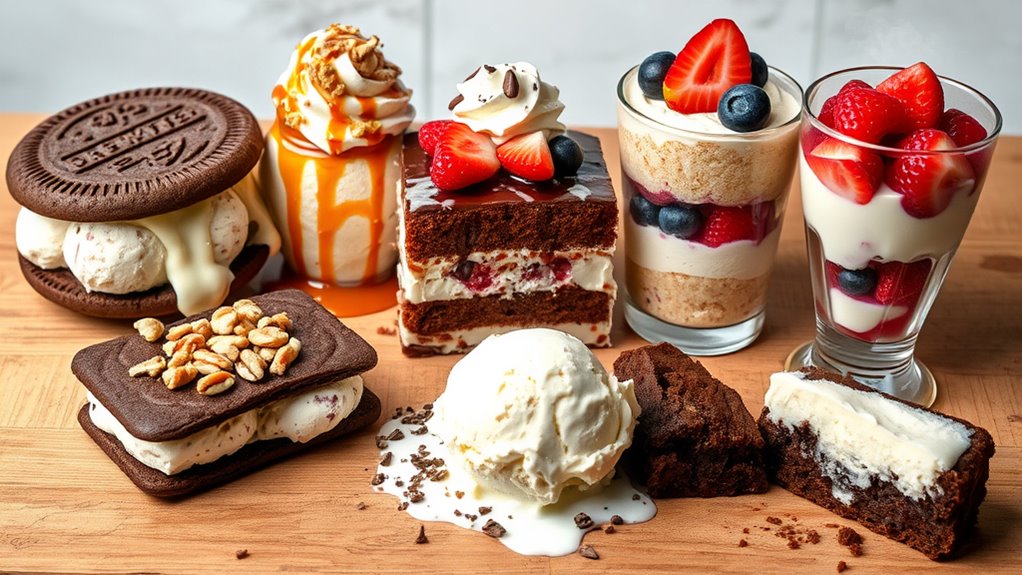 delectable ice cream creations