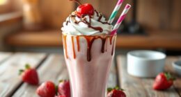 delicious and creamy beverages