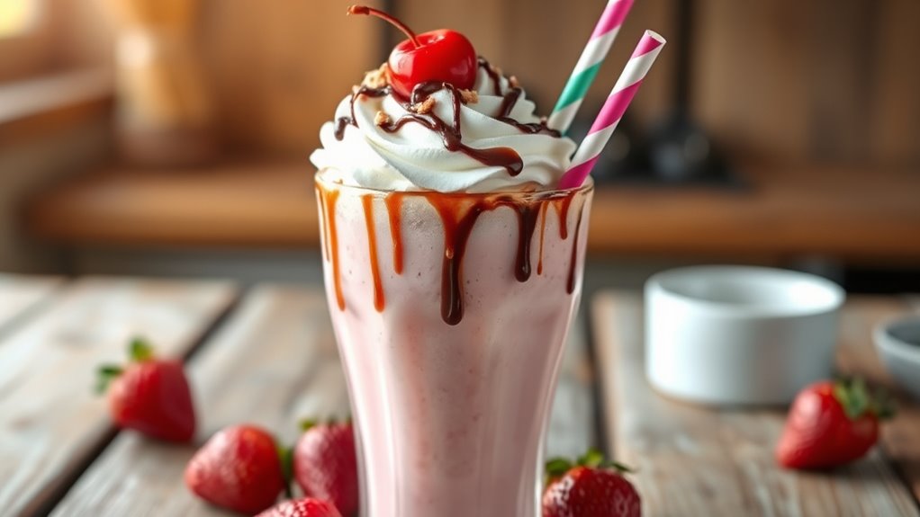 delicious and creamy beverages