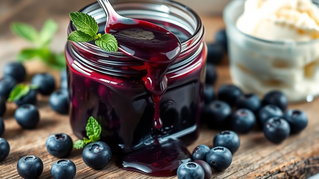 delicious homemade blueberry sauce