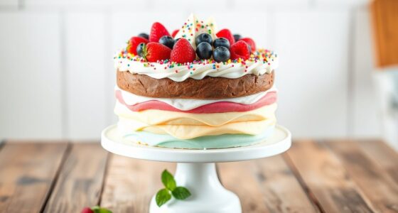 delicious ice cream dessert