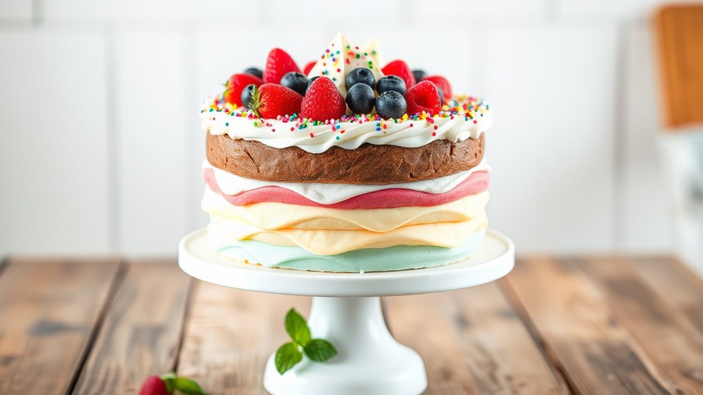 delicious ice cream dessert