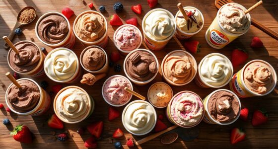 delicious ice cream pints