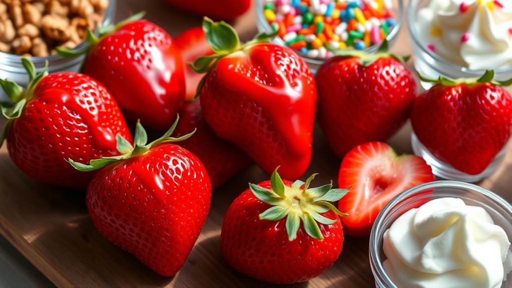 delicious strawberry dessert topping