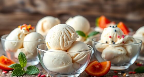 delightful classic vanilla flavors