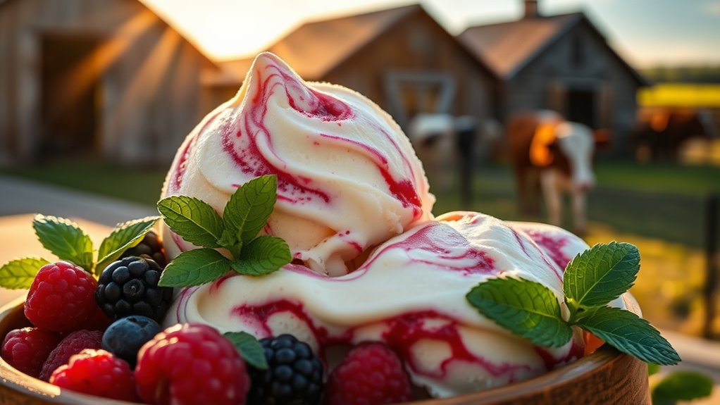 eco friendly ice cream production