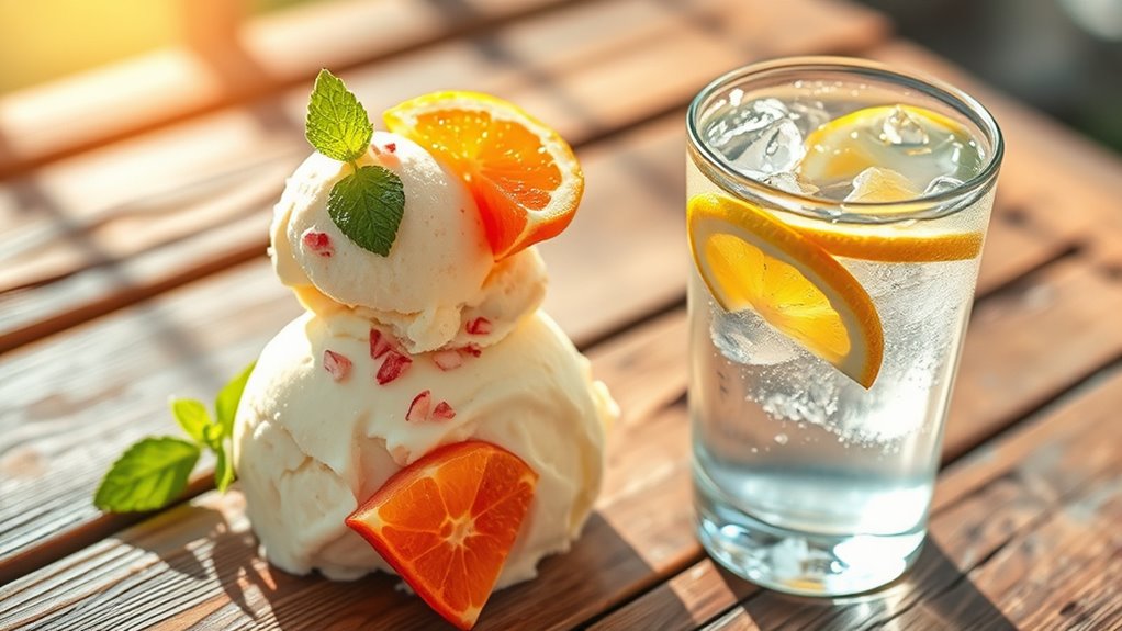 electrolyte infused frozen treats
