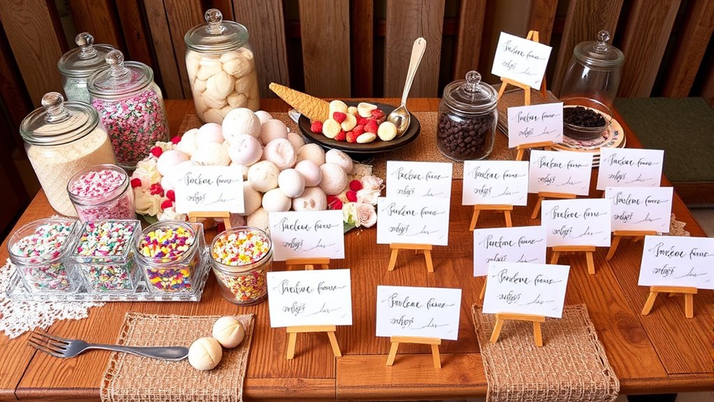 elegant escort card arrangement