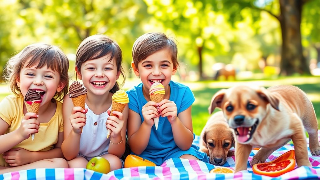 family fun with ice cream