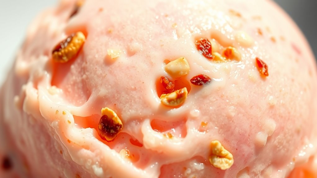 fiber content in ice cream
