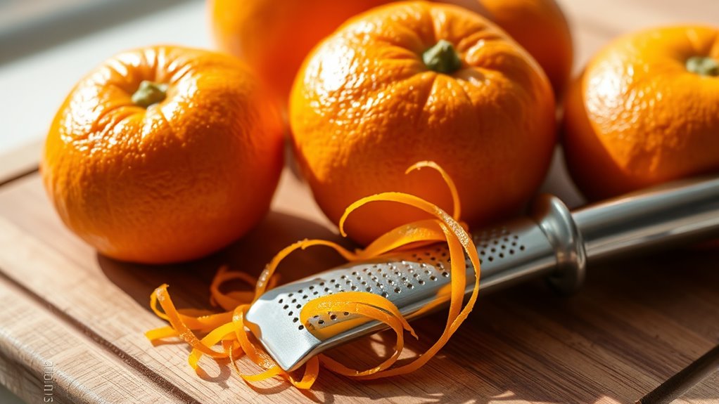 finely zest the oranges
