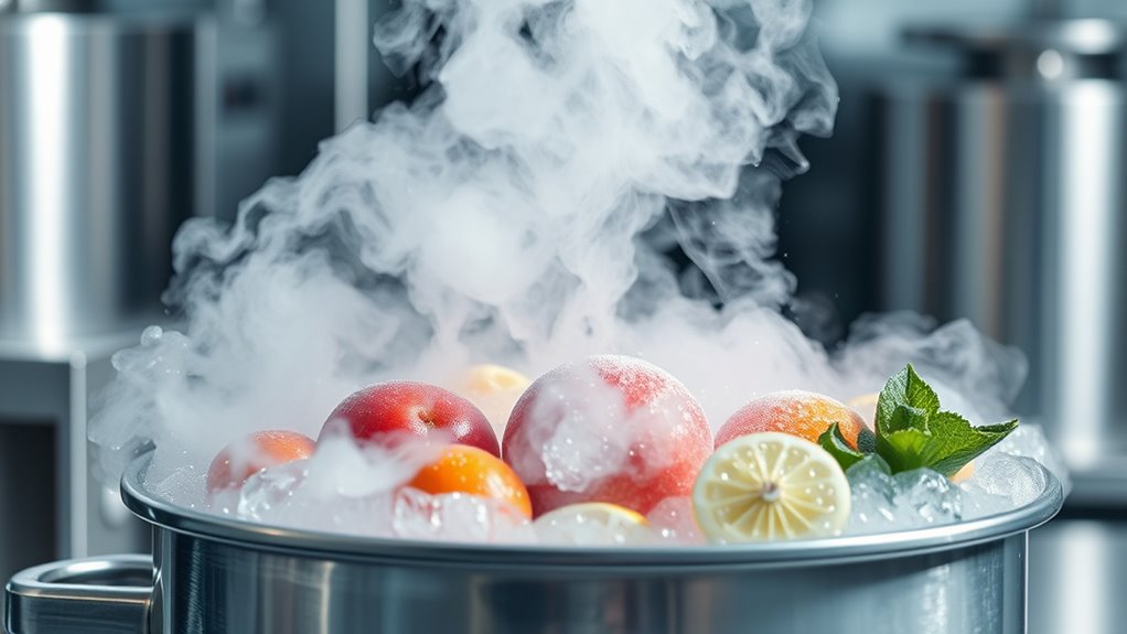 flash freezing industry applications