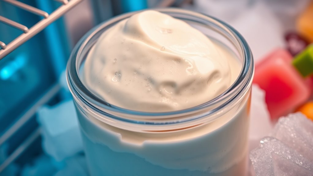 freeze until solidified