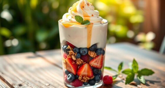 frozen yogurt dessert layers