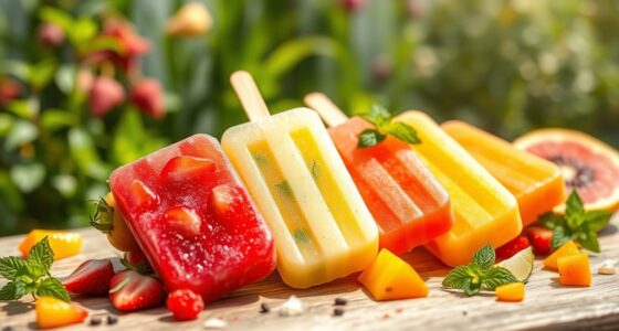 fruity frozen summer popsicles