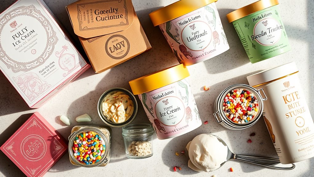 giftable ice cream packaging