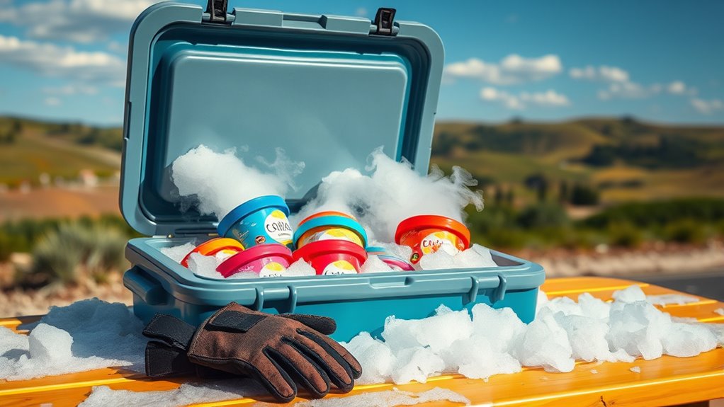 handle dry ice safely