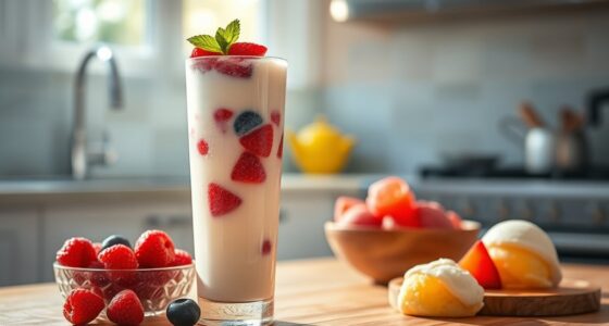 healthier ice cream floats