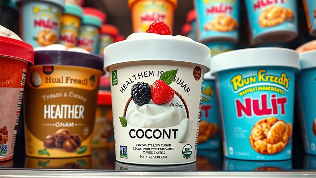 healthier ice cream options
