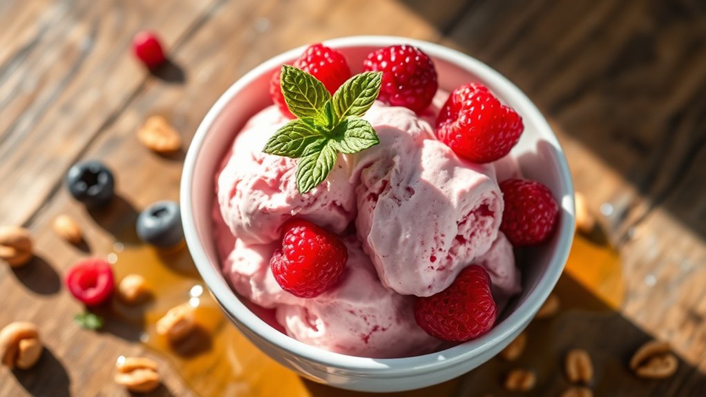 healthy frozen yogurt treat