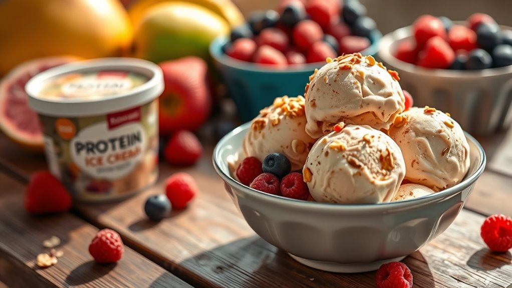 high protein ice cream popularity