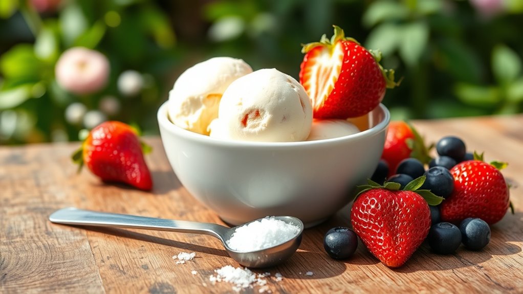 homemade healthy ice cream