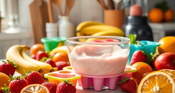 homemade ice cream popsicles