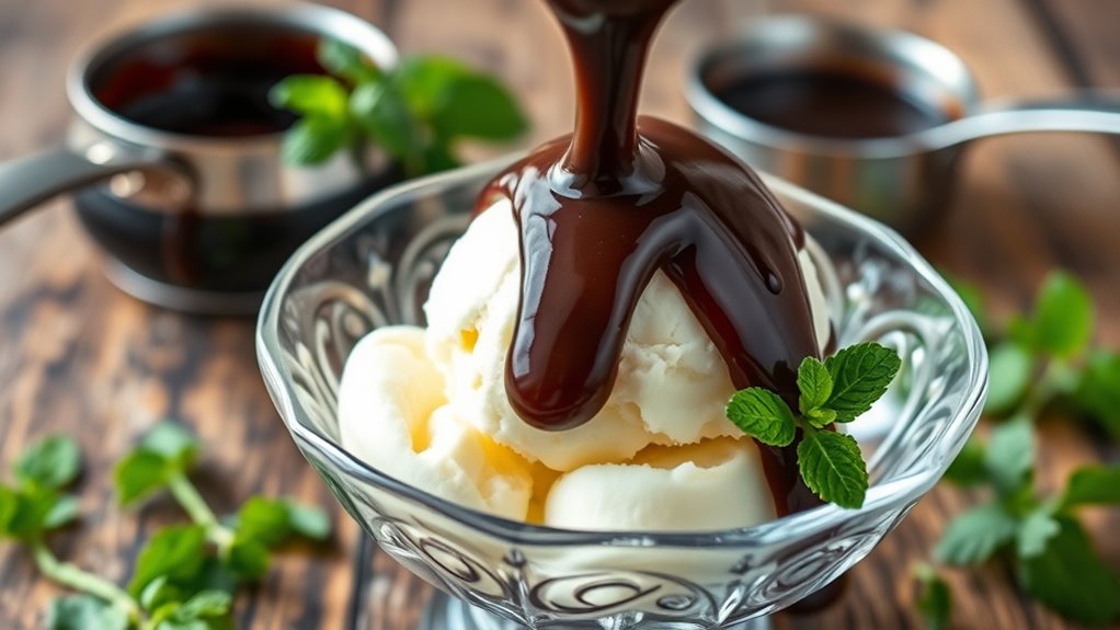 homemade ice cream topping