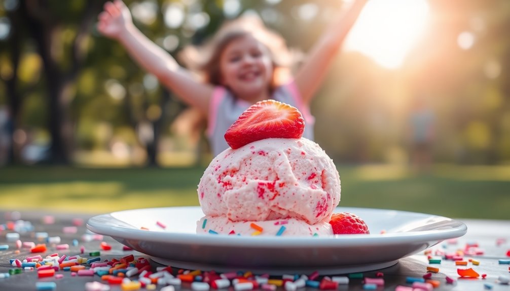 ice cream as motivation