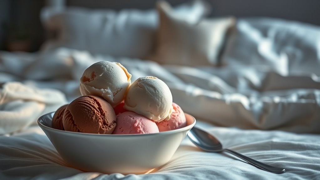 ice cream bedtime effects