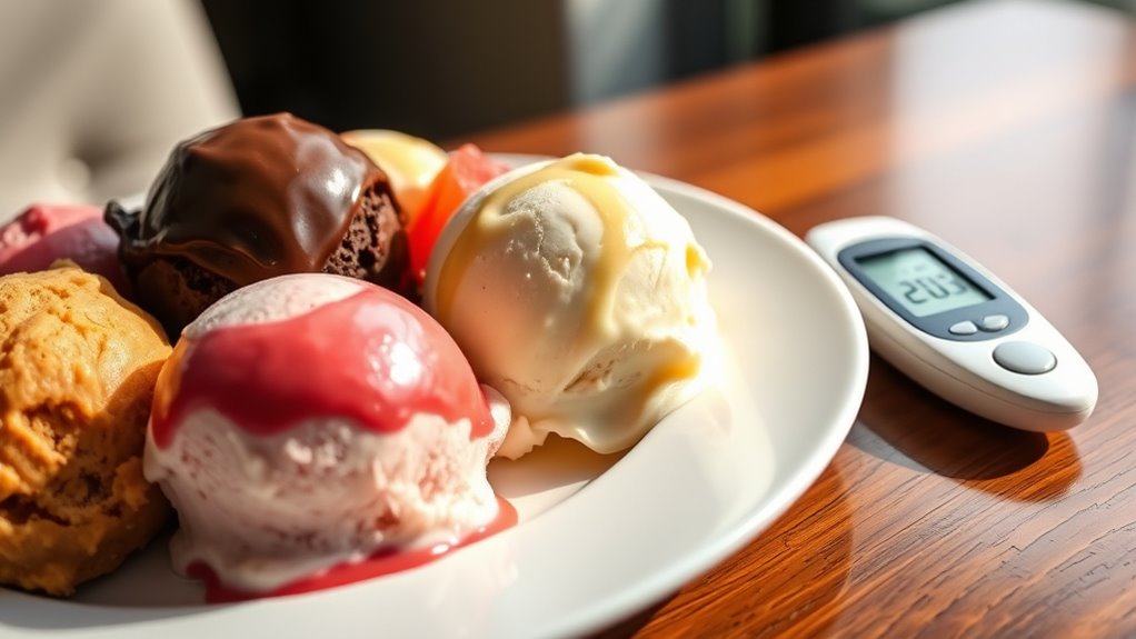 ice cream blood sugar effects